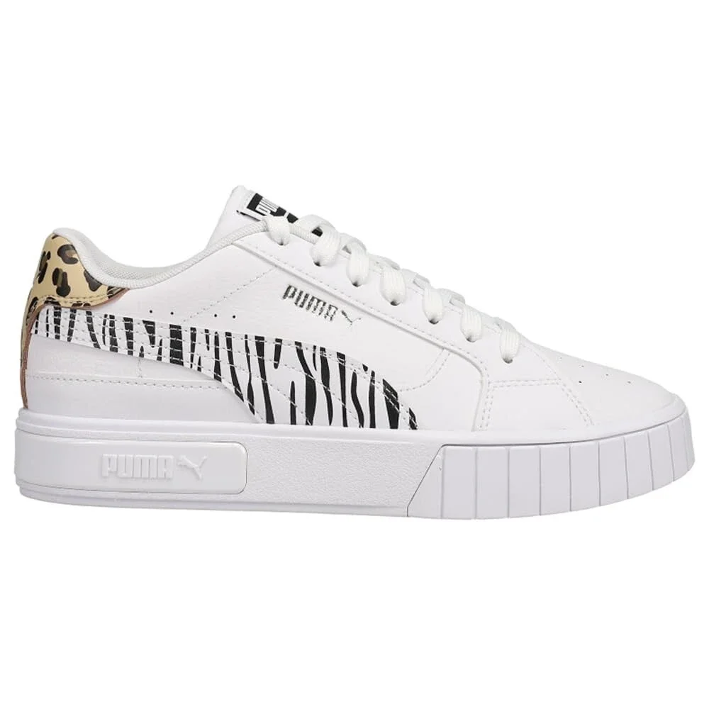 Puma Cali Star Summer Roar 383185-03 Girls US 6.5 White Platform Shoes HTAT1417